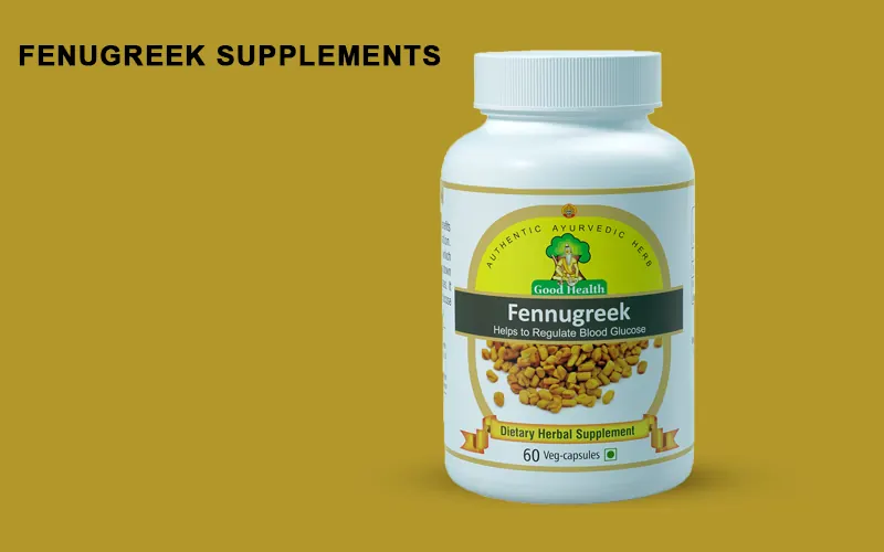 Fenugreek supplement capsules