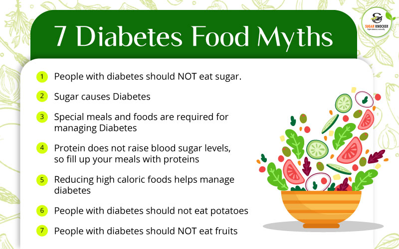 7 Diabetes Food Myths 