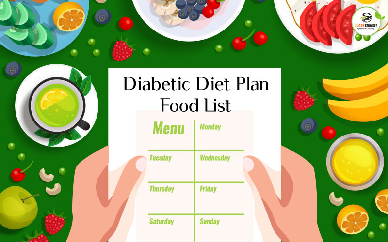 7 days diabetes diet chart