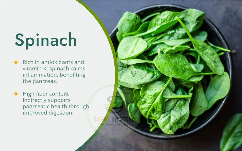Fresh fruits and vegetables for pancreas health