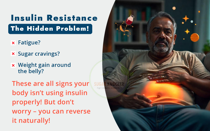 Insulin resistance concept illustration, highlighting its significance as a hidden health issue affecting many individuals.

